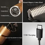 Precision Hair Clippers for Men with 7-Piece Kit