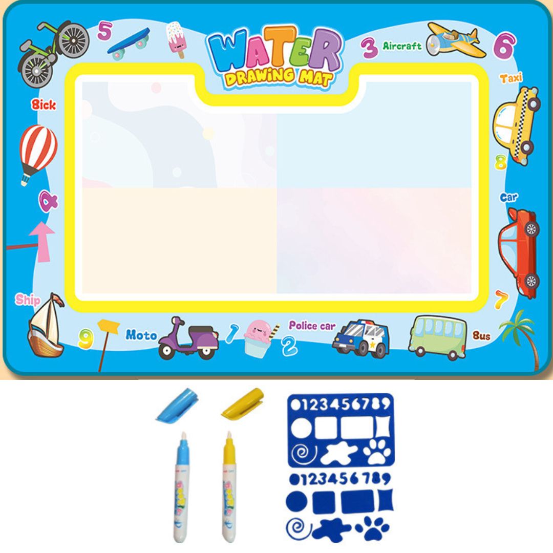 Watercolor mat for creative painting and drawing projects