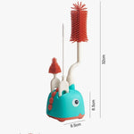 Baby Bottle Cleaning Set – 5 Pieces with Holder and Brushes