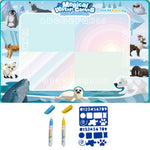 Watercolor mat for creative painting and drawing projects