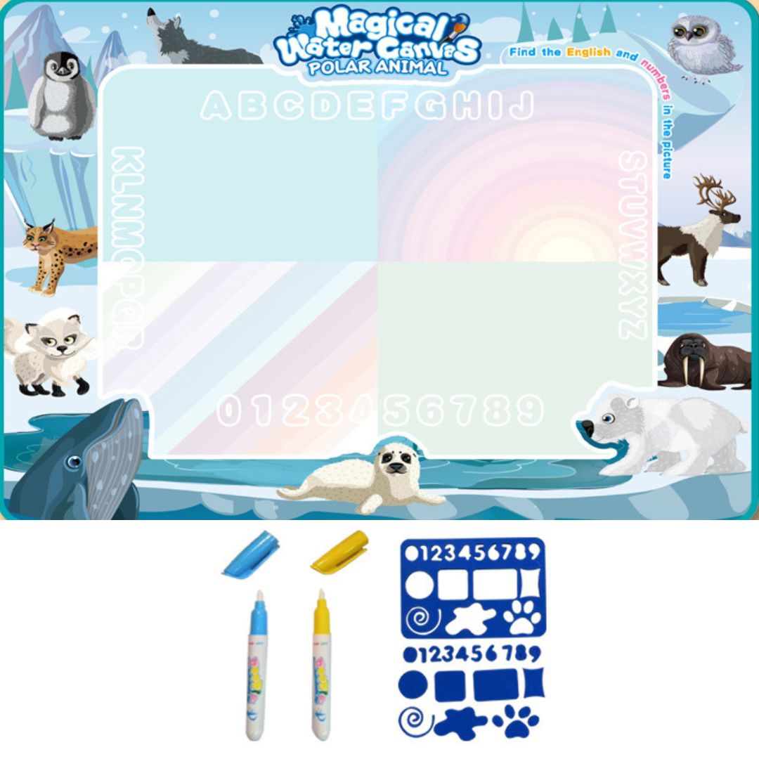 Watercolor mat for creative painting and drawing projects