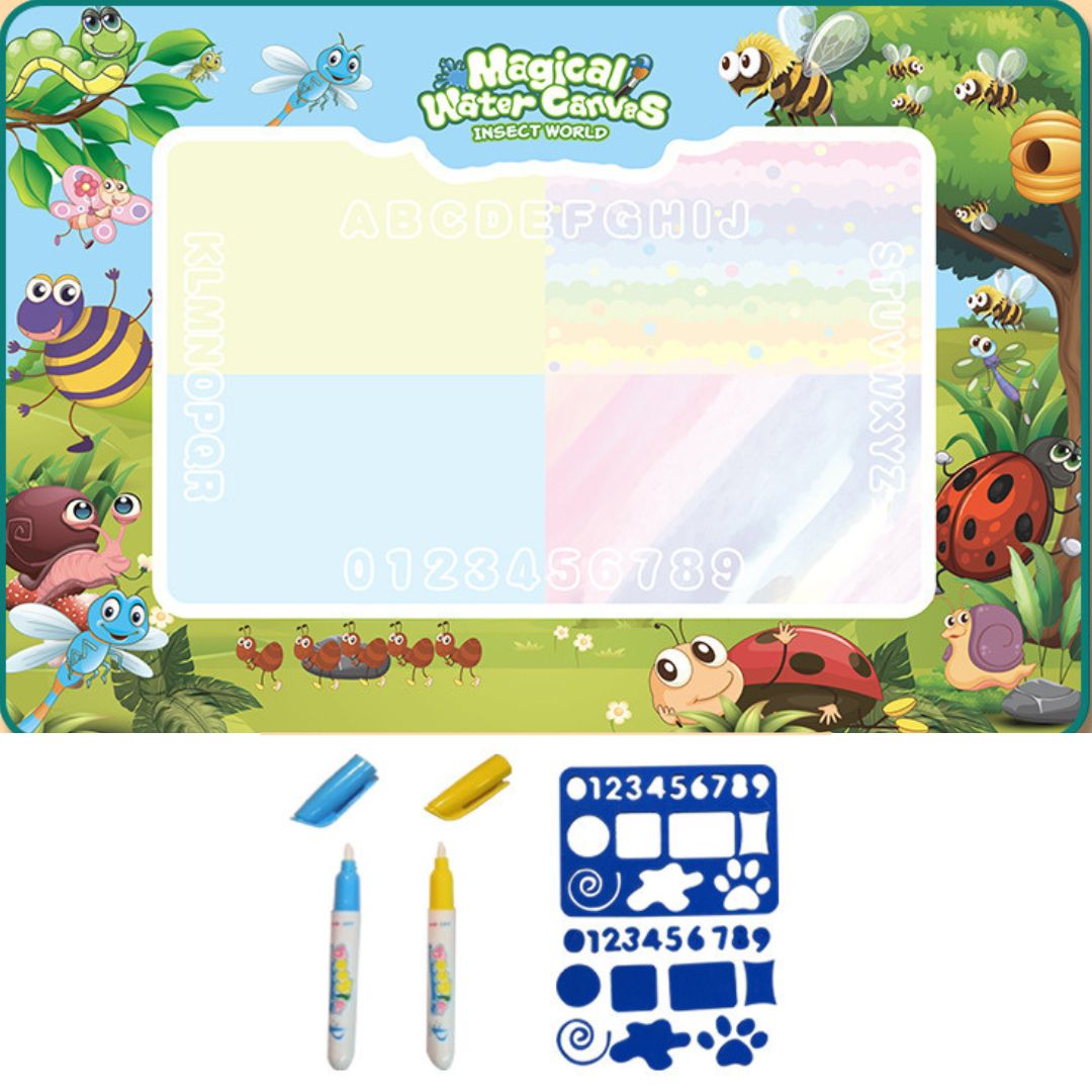 Watercolor mat for creative painting and drawing projects