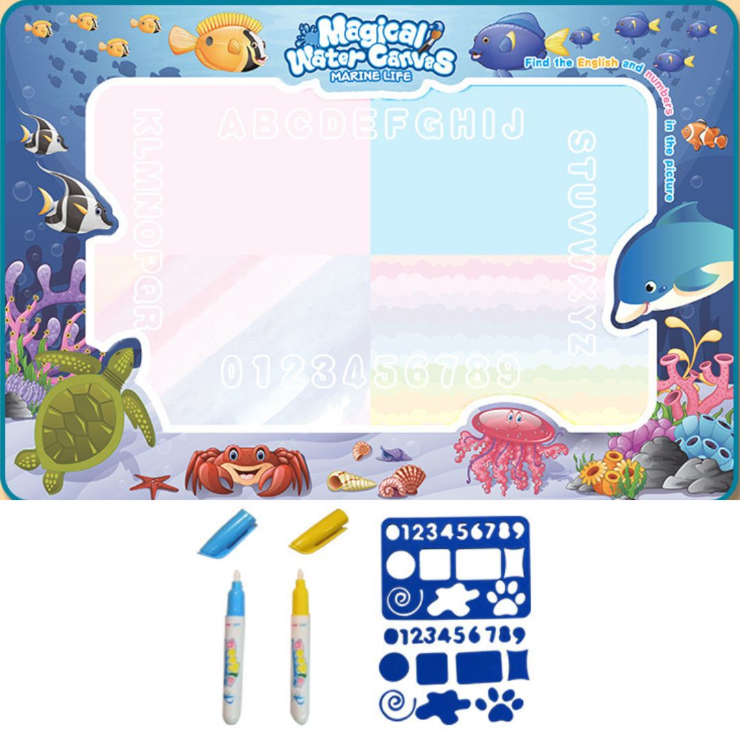 Watercolor mat for creative painting and drawing projects