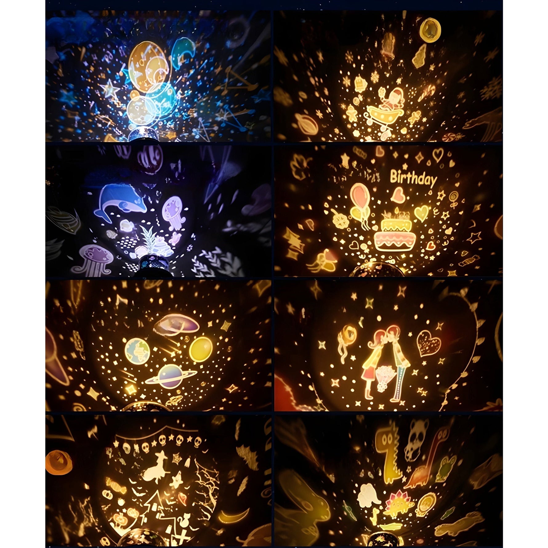 Niedliche Hasen-Projektor-Nachtlampe für Kinder – BunnyBeam Licht