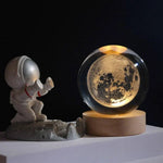 3D-Engraved Crystal Sphere - AstralGlow