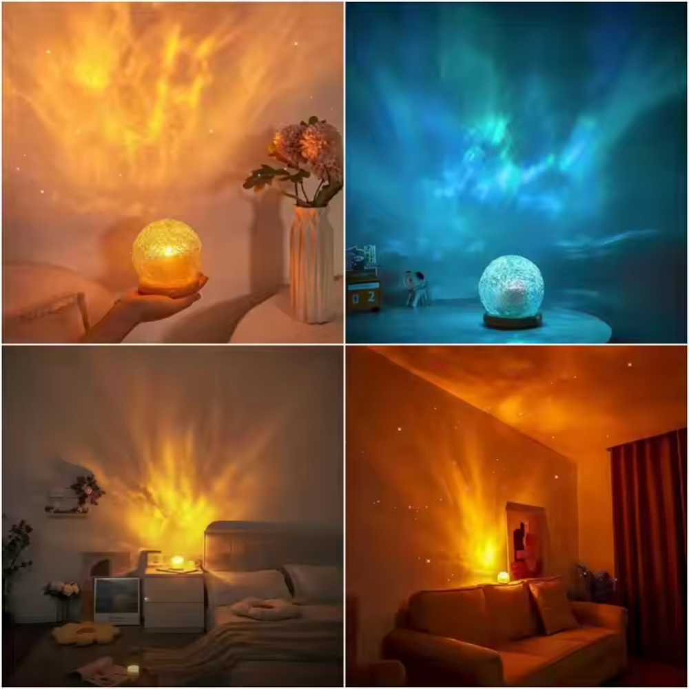 Wellenzauber Tischlampe für beruhigende Stimmung
