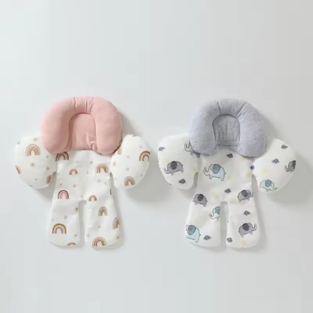 Infant Car Seat Insert with Head Support – Soft Cushion for Car Seats & Strollers