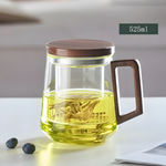 Elegante Teetasse aus hitzebeständigem Glas für puren Genuss