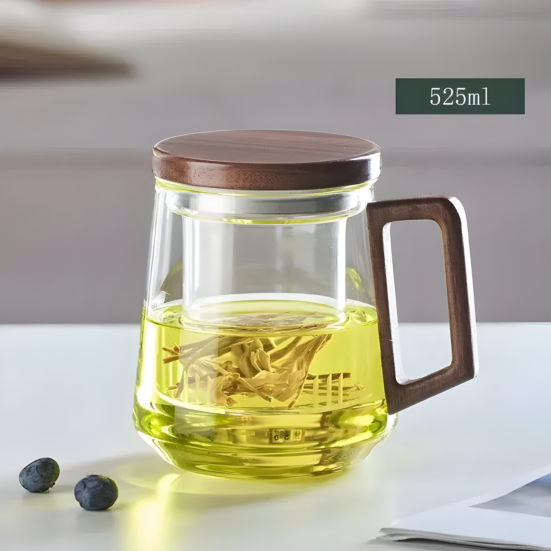 Elegante Teetasse aus hitzebeständigem Glas für puren Genuss