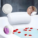 Relaxing Bath Pillow – Non-Slip and Waterproof | Ergonomic Head and Back Cushion with Suction Cups | AquaComfort