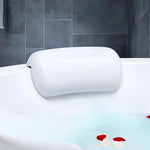 Relaxing Bath Pillow – Non-Slip and Waterproof | Ergonomic Head and Back Cushion with Suction Cups | AquaComfort