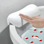 Relaxing Bath Pillow – Non-Slip and Waterproof | Ergonomic Head and Back Cushion with Suction Cups | AquaComfort