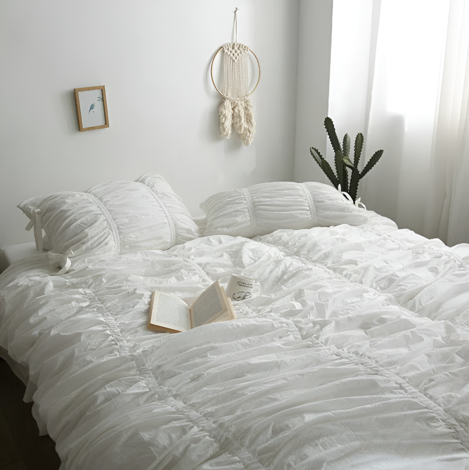Elegantes Bettwäsche Set aus 100% Baumwolle für maximalen Komfort