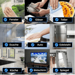 Soft Cleaning Cloths – Streak-free Cleaning of Glass, Mirrors, and Stainless Steel