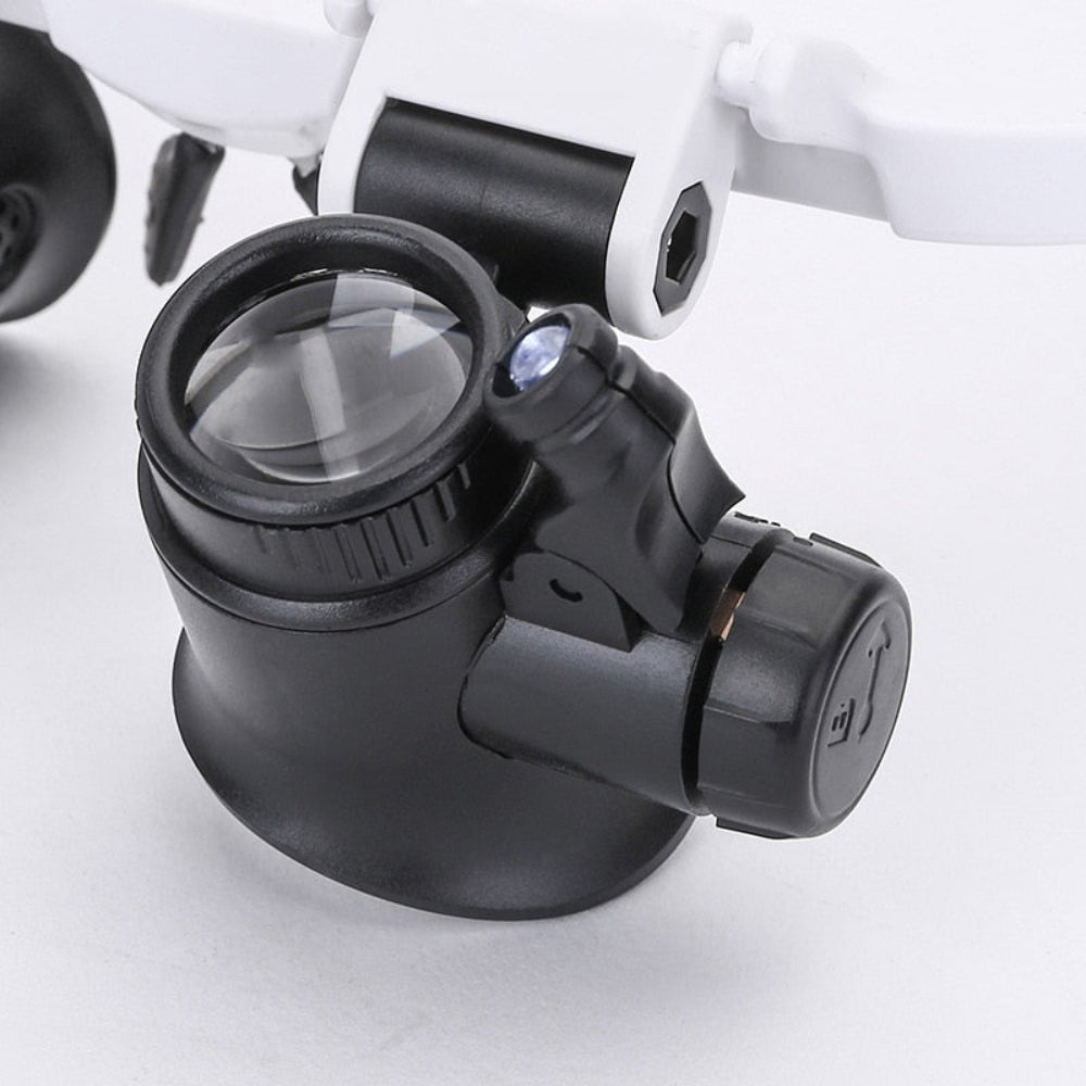 Precision Magnifier with LED Lighting for Detailed Work