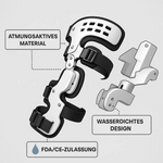 Individuell anpassbare Knieunterstützung für den Alltag