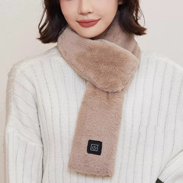 Wärmeschmeichler Fleece-Schal – USB-betriebene Heizfunktion