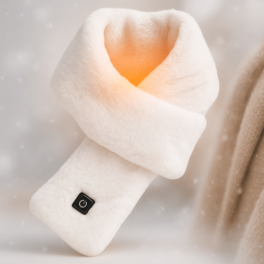 Wärmeschmeichler Fleece-Schal – USB-betriebene Heizfunktion