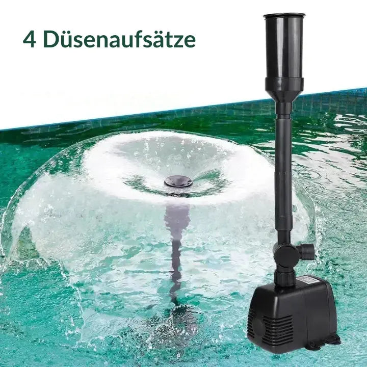 Versatile Garden Fountain Pump – Quiet and Atmospheric Water Animations