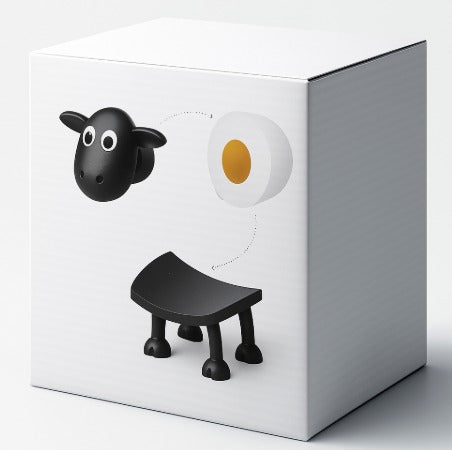 Charmanter Schaf-Toilettenpapierhalter für Ihr Badezimmer