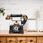 Antique Telephone Decoration - Nostalgic Retro Table Decoration for Home and Office