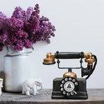 Antique Telephone Decoration - Nostalgic Retro Table Decoration for Home and Office