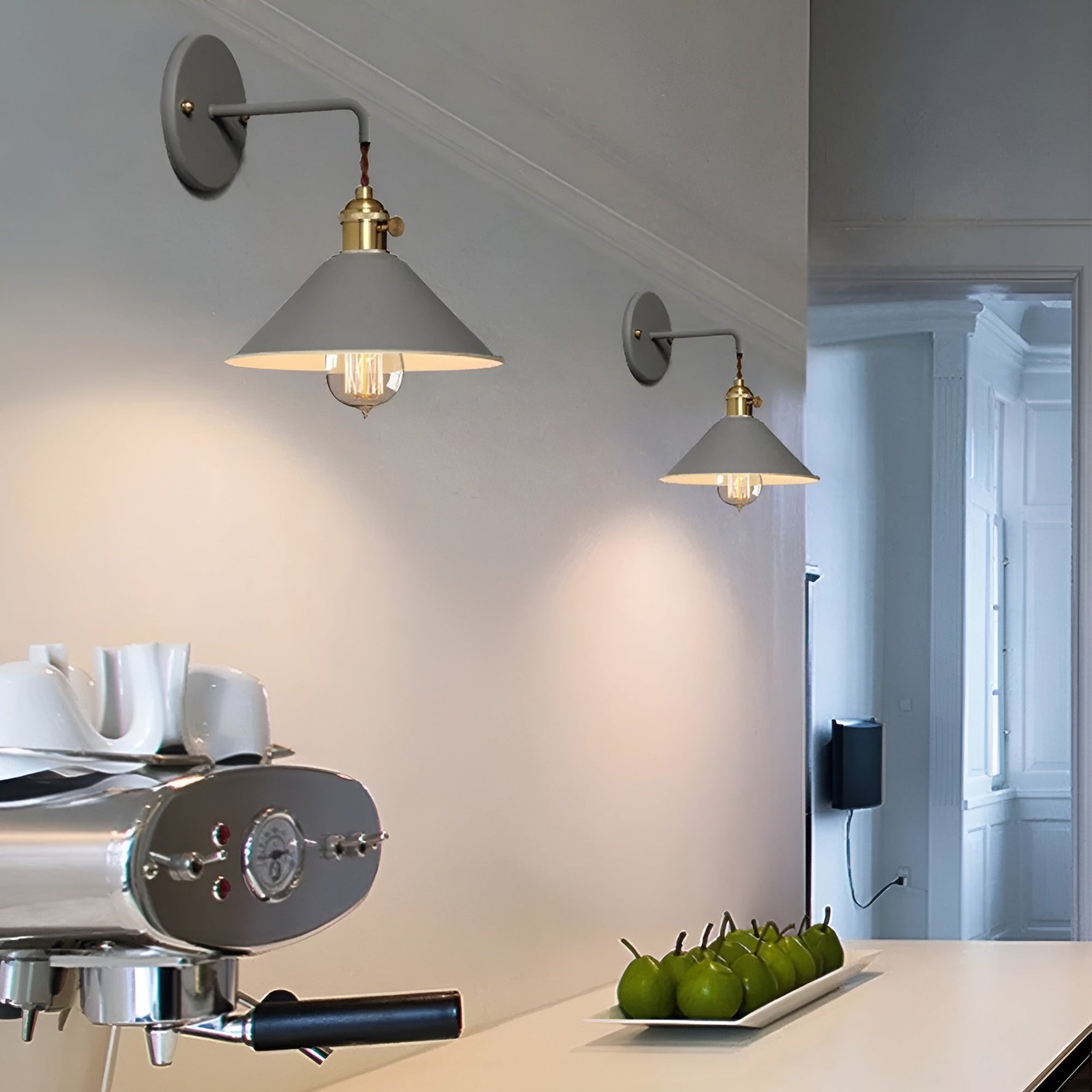 Classically Inspired Metal Cone Wall Lamp – Stylish Wall Light for Your Home