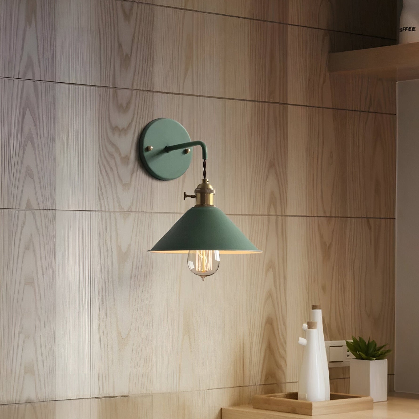 Classically Inspired Metal Cone Wall Lamp – Stylish Wall Light for Your Home