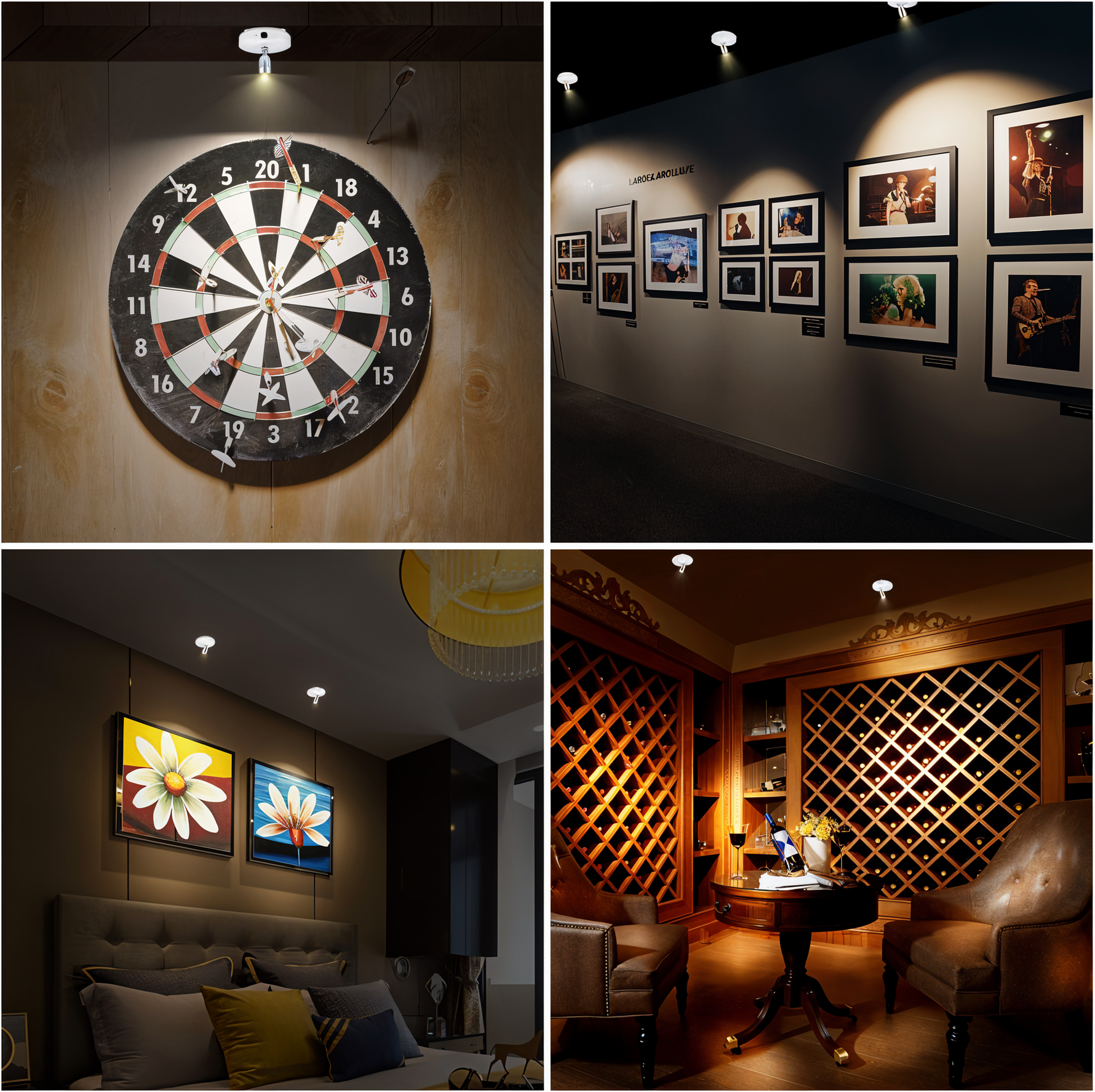 LumosPro | Compact Dimmable LED Spotlight | Cordless Accent Light for Home & Office