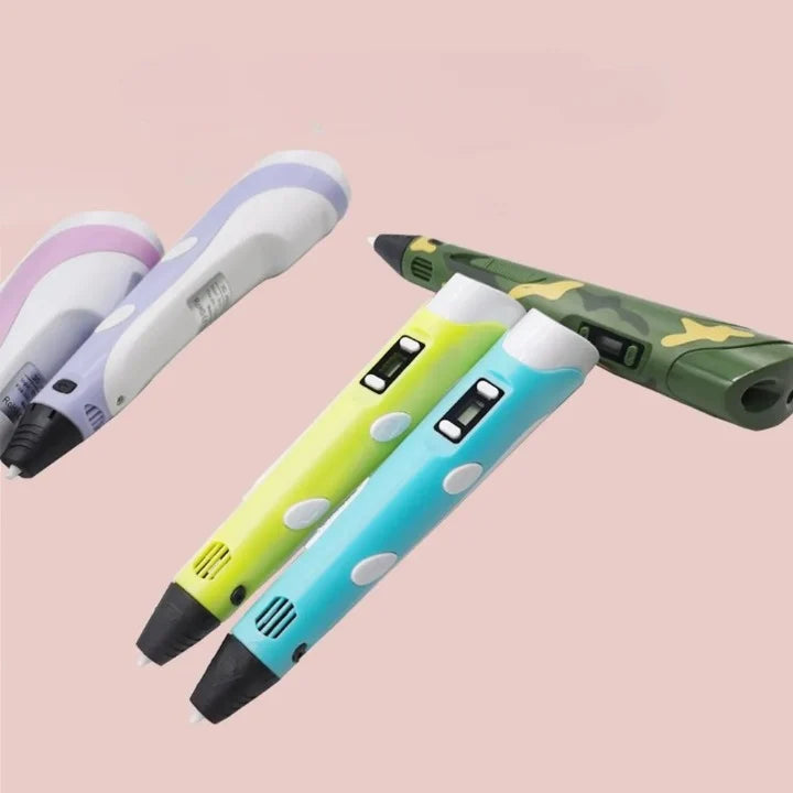 3D Drawing Pen LCD & Adjustable Temperature Multiple Colors