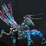 3D Mantis Kit Stainless Steel Movable Joints & Magnetic LED