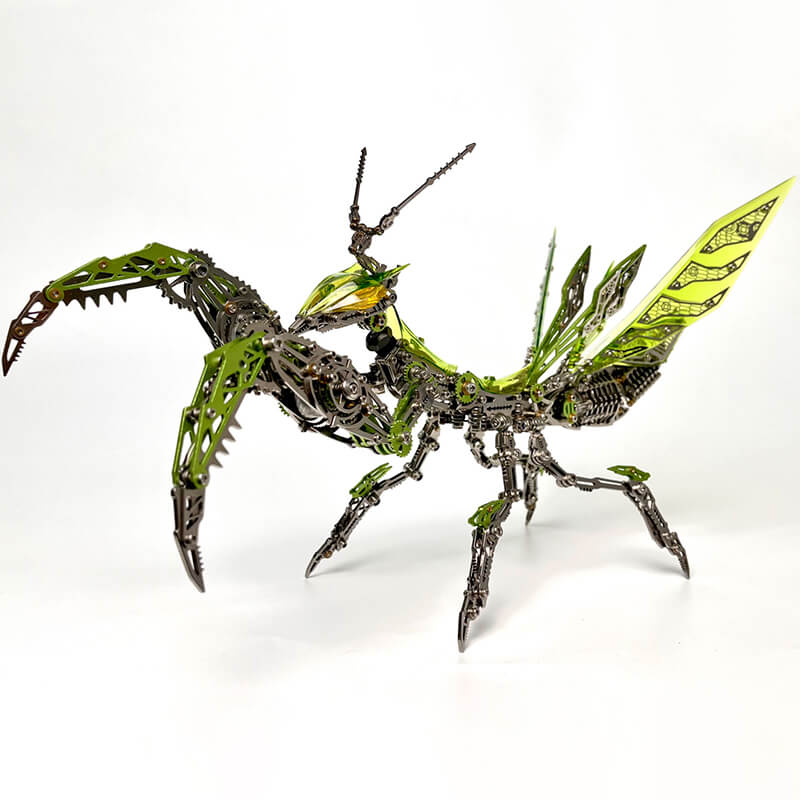 3D Mantis Kit Stainless Steel Movable Joints & Magnetic LED