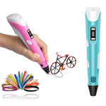 3D Pen Adjustable Temperature & Speed Automatic Standby