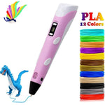 3D Pen Adjustable Temperature & Speed Automatic Standby