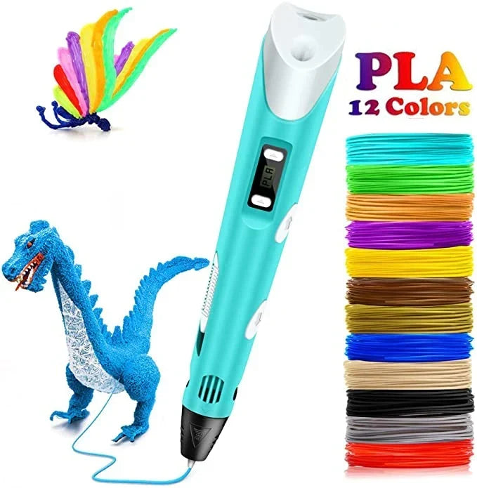 3D Pen Adjustable Temperature & Speed Automatic Standby