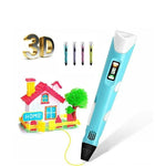 3D Pen Adjustable Temperature & Speed Automatic Standby