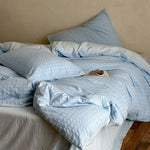 4-Piece Bedding Set Cotton Percale Quilted Comforter