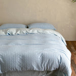 4-Piece Bedding Set Cotton Percale Quilted Comforter