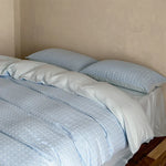 4-Piece Bedding Set Cotton Percale Quilted Comforter
