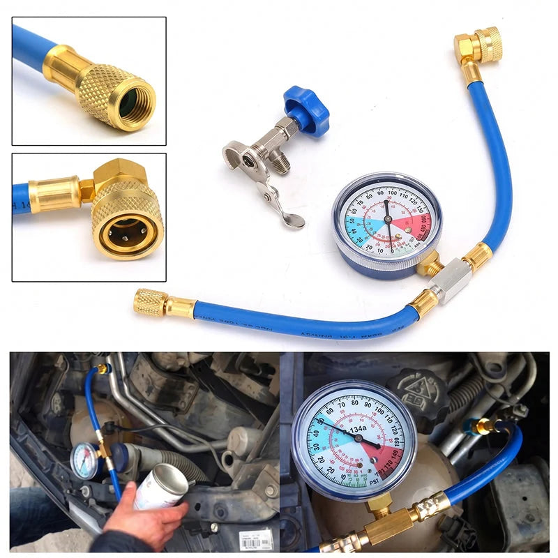 AC Recharge Hose R134A R12 R22 0-350 PSI
