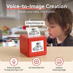 AI Drawing Printer Voice-Activated Inkless Thermal Sticker Printing