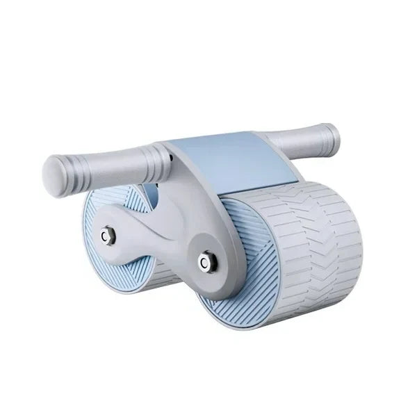 Ab Roller Double-Spring Rebound Phone Stand & Foldable Handles