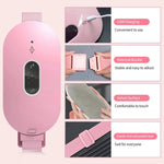 Abdominal Massage Pad Graphene Heating Vibration USB Rechargeable