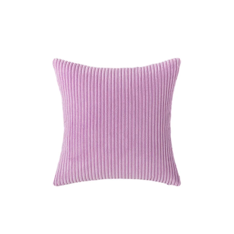 Accent Pillow Cover Deep-Channel Ribbed Corduroy Concealed Zipper
