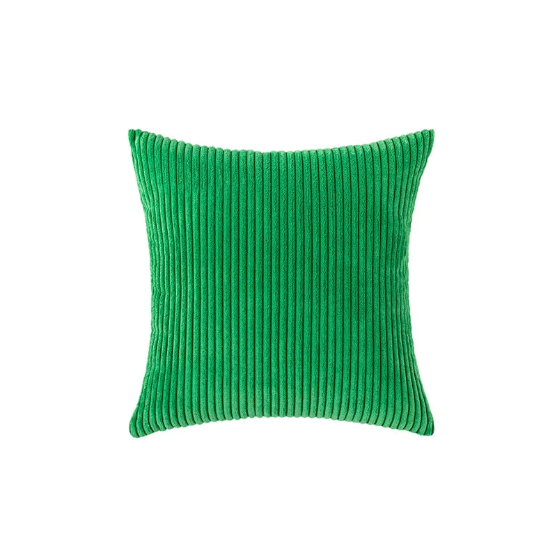 Accent Pillow Cover Deep-Channel Ribbed Corduroy Concealed Zipper