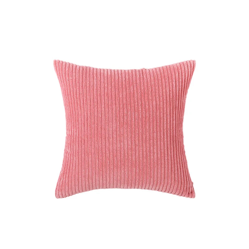Accent Pillow Cover Deep-Channel Ribbed Corduroy Concealed Zipper