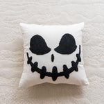 Accent Pillow Cover Handcrafted Hooked Chenille Cotton-Blend Hidden Zipper