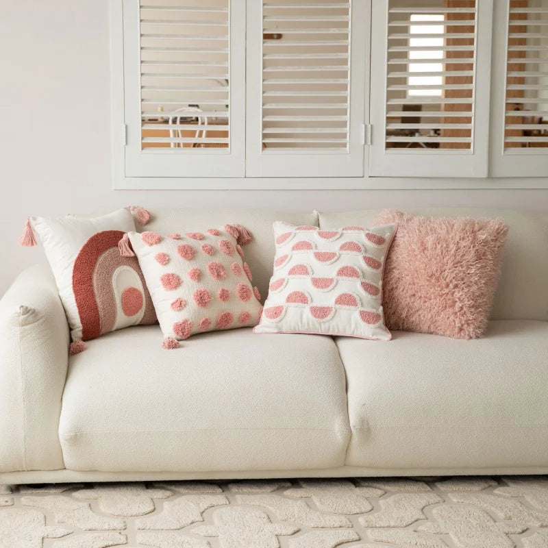 Accent Pillow Curly Faux Sheepskin 18 Inch Square