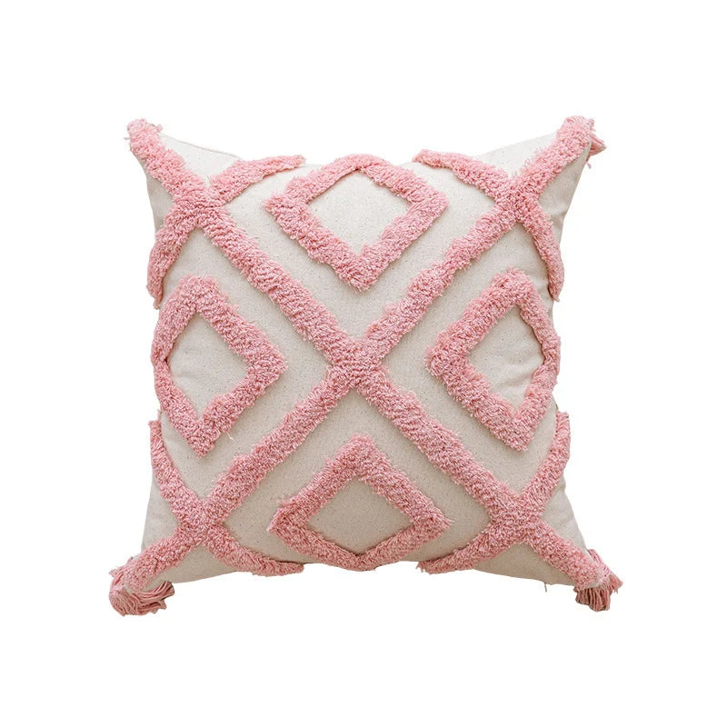 Accent Pillow Curly Faux Sheepskin 18 Inch Square