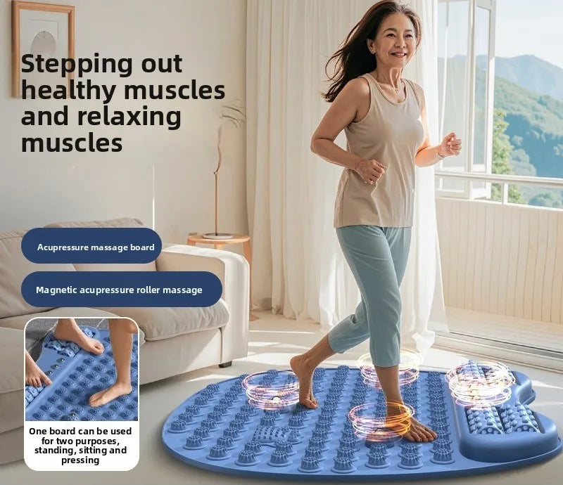 Acupressure Foot Massage Mat Roller Reflexology Pain Relief & Circulation